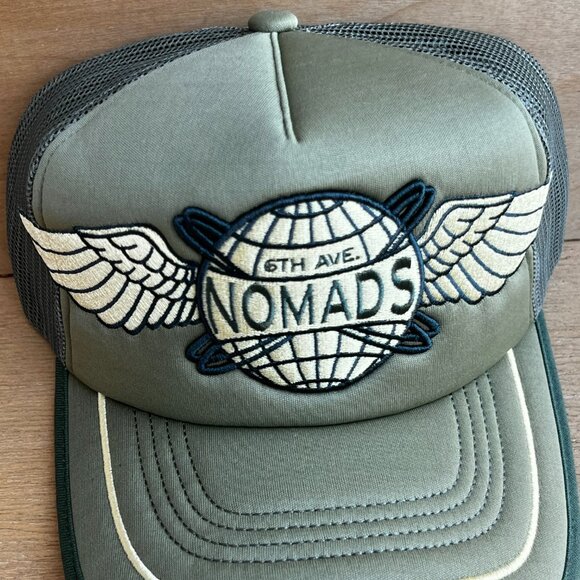 FRED SEGAL MITCHELL & NESS 6TH AVENUE NOMADS WINGS LOGO TRUCKER HAT NEW main image 4